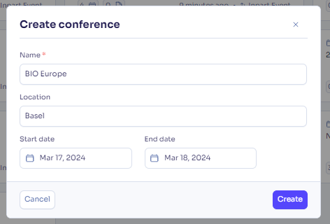 Conferences create.png