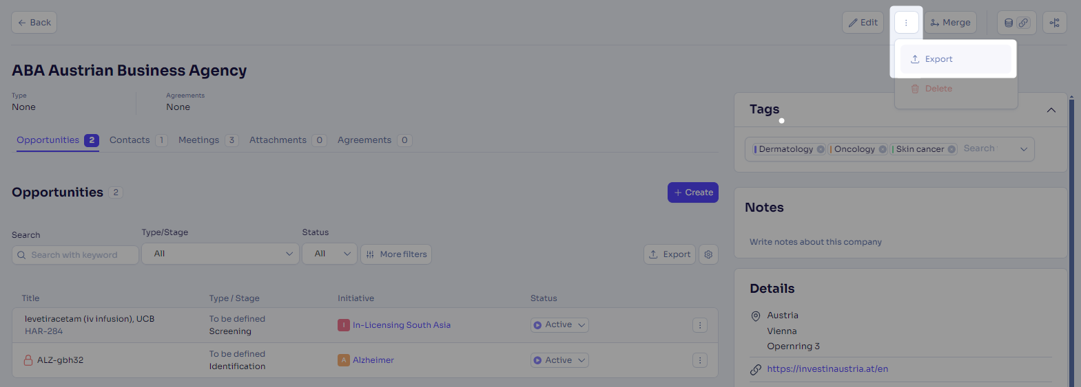 Company export page.png